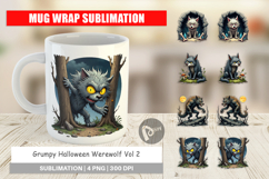 Mug Wrap Grumpy Werewolf Product Image 1