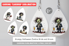 Earring Grumpy Zombie Couple Product Image 1