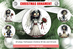 Ornament Grumpy Zombie Couple Product Image 1