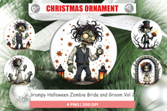 Ornament Grumpy Zombie Couple Product Image 1