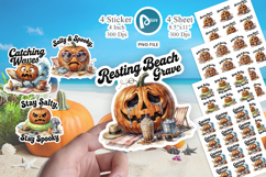 Grumpy Pumpkin Crisis Sticker Product Image 1