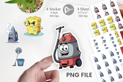 Grumpy Household Sticker Product Image 1
