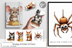 Grumpy Kitchen Digital Paper Product Image 1