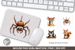 Grumpy Kitchen Critters Mouse Pad Product Image 1