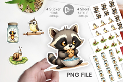 Grumpy Kitchen Critters Sticker Product Image 1