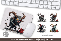 Mouse Pad Grumpy Krampus Product Image 1
