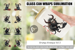 Glass Can Grumpy Krampus Product Image 1
