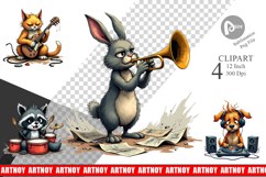 Music Critters Clipart Product Image 1