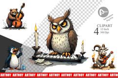 Music Critters Clipart Product Image 1