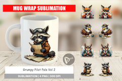 Mug Wrap Pilot Grumps Product Image 1