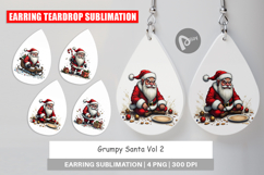 Earring Grumpy Santa Product Image 1