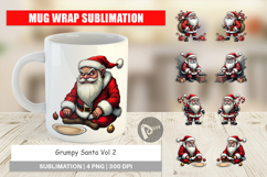 Mug Wrap Grumpy Santa Product Image 1