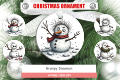 Ornament Grumpy Snowman Product Image 1