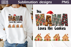 This Mama Loves Her Cookies T Shirt Design Product Image 1