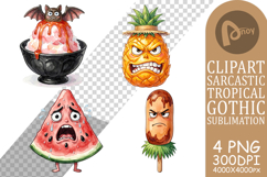 Summerween Luau Treats Sublimation Product Image 1