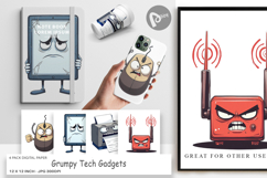 Digital Paper Grumpy Tech Gadgets Product Image 1
