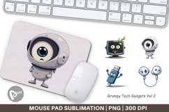 Mouse Pad Grumpy Tech Gadgets Product Image 1