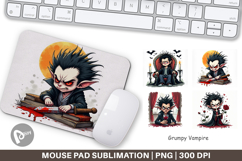 Mouse Pad Grumpy Vampire Product Image 1