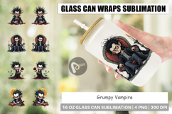 Glass Can Grumpy Vampire Product Image 1