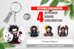 Keychain Grumpy Vampire Product Image 1