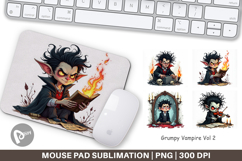 Mouse Pad Grumpy Vampire Product Image 1