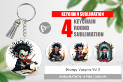 Keychain Grumpy Vampire Product Image 1