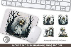 Mouse Pad Grumpy White Lady Product Image 1
