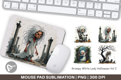 Mouse Pad Grumpy White Lady Product Image 1