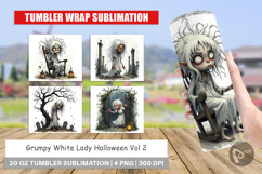 Tumbler Grumpy White Lady Product Image 1