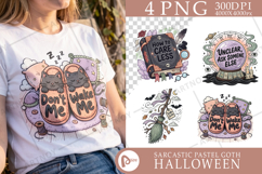 Grumpy Witch Familiar Sublimation Product Image 1