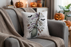 Grumpy Witch Familiar Sublimation Product Image 13
