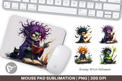 Mouse Pad Grumpy Witch Product Image 1