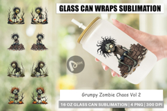 Glass Can Grumpy Zombie Product Image 1
