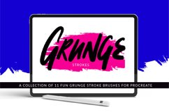 Grunge strokes, grunge brushes for Procreate Product Image 1