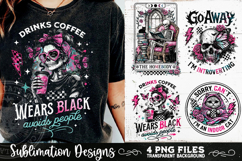 Antisocial Sarcastic PNG Funny Sublimation 4 Designs Product Image 6