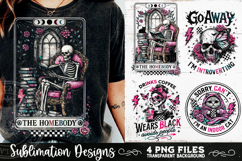 Antisocial Sarcastic PNG Funny Sublimation 4 Designs Product Image 7