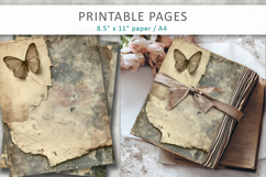 Vintage Grunge Backgrounds, Junk Journal Pages Product Image 4