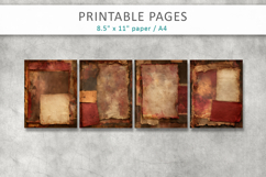 Vintage Grunge Paper, Junk Journal Pages Product Image 2