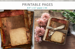 Vintage Grunge Paper, Junk Journal Pages Product Image 1