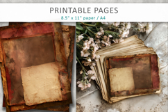 Vintage Grunge Paper, Junk Journal Pages Product Image 5