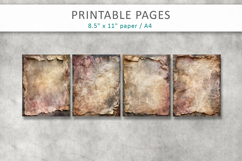 Distressed Antique Paper Backgrounds, Grunge Paper Product Image 2