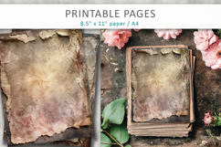 Distressed Antique Paper Backgrounds, Grunge Paper Product Image 3