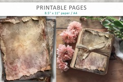 Distressed Antique Paper Backgrounds, Grunge Paper Product Image 4
