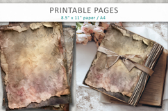 Distressed Antique Paper Backgrounds, Grunge Paper Product Image 5