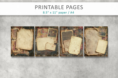 Vintage Paper Backgrounds, Mixed Media Craft Papers Product Image 2