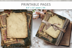 Vintage Paper Backgrounds, Mixed Media Craft Papers Product Image 1