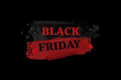 Grunge black friday brush stroke design Product Image 2