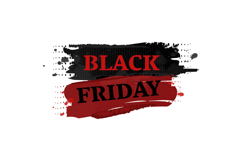 Grunge black friday brush stroke design Product Image 1