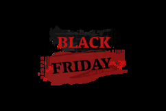 Grunge black friday brush stroke graphic Product Image 2