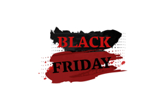 Grunge black friday brush stroke graphic Product Image 1